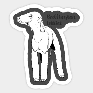 Bedlington terrier Sticker